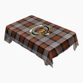 Cameron of Erracht Weathered Tartan Crest Tablecloth